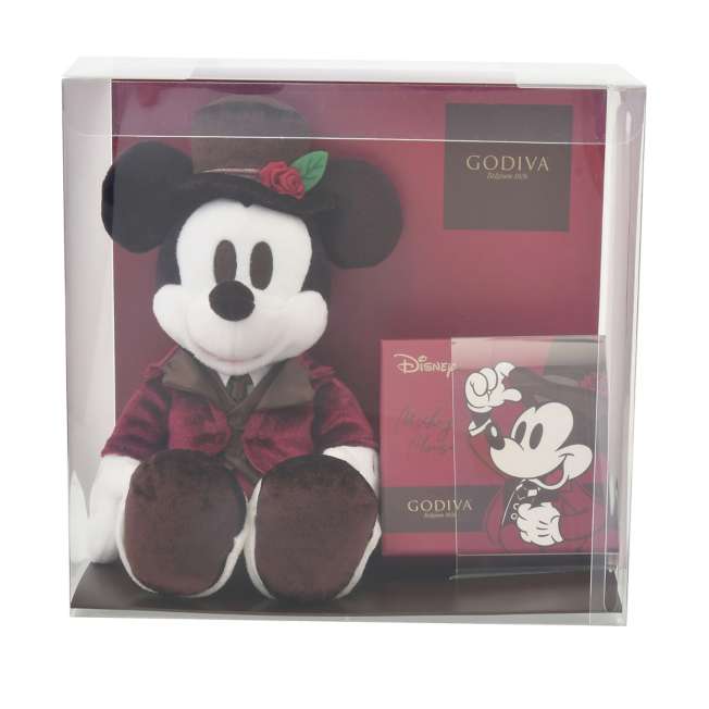 Mickey Peluche con chocolates Godiva Disney Japon San Valentin