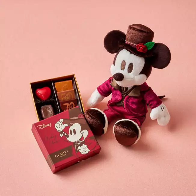 Mickey Peluche con chocolates Godiva Disney Japon San Valentin