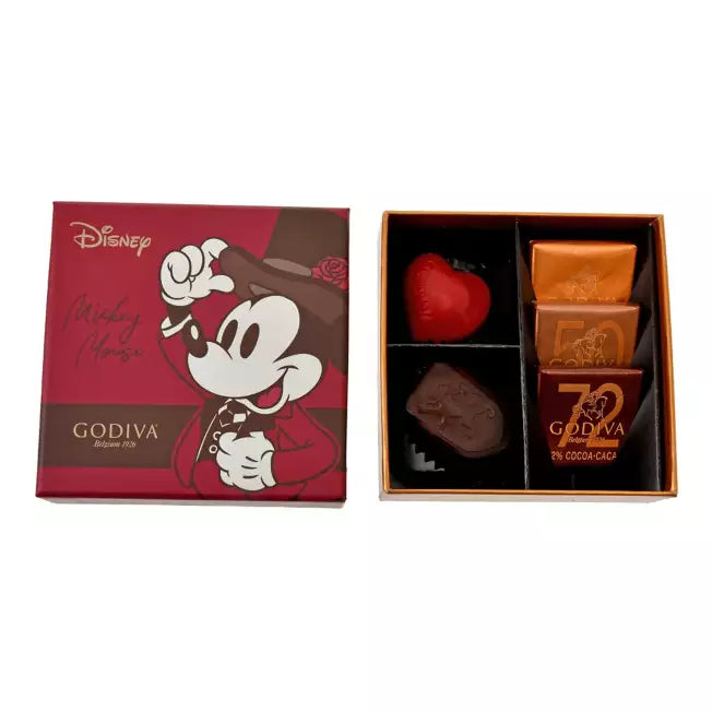 Mickey Peluche con chocolates Godiva Disney Japon San Valentin