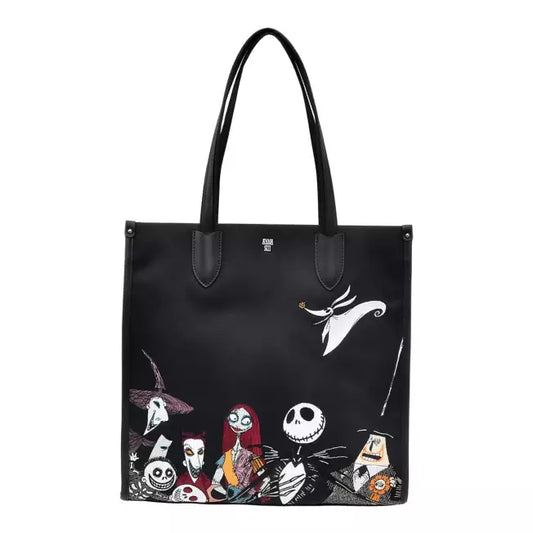 ANNA SUI Tim Burton Pesadilla antes de Navidad Bolsa de tela bordada Disney Japon