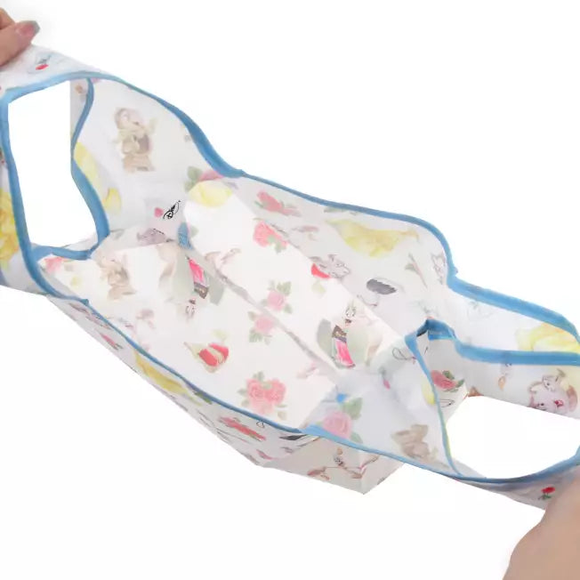 Bolsa Shopping La Bella y la Bestia/Bolsa Ecológica con Funda Disney Japon San Valentín 2025