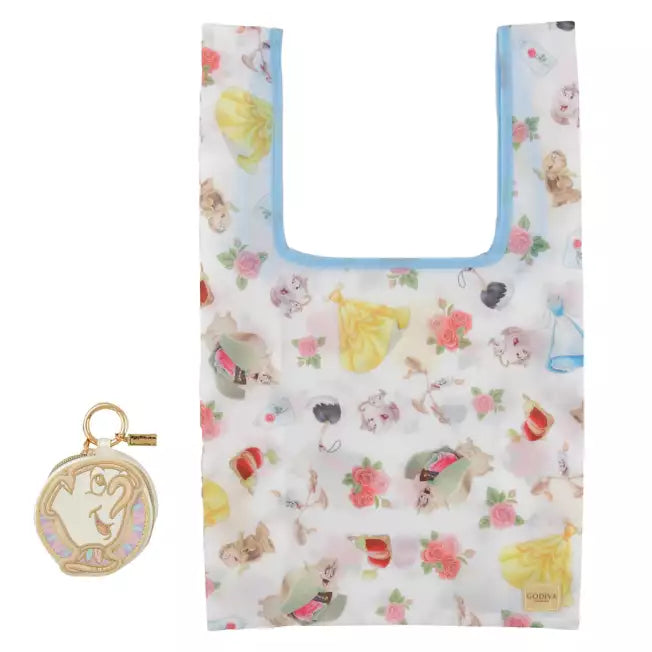 Bolsa Shopping La Bella y la Bestia/Bolsa Ecológica con Funda Disney Japon San Valentín 2025