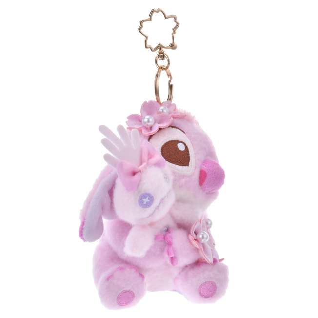 Llavero de peluche Stitch y Scrump SAKURA Disney Japon 2025