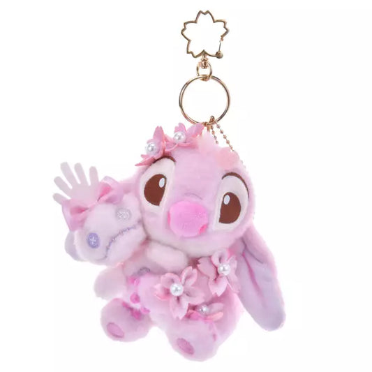 Llavero de peluche Stitch y Scrump SAKURA Disney Japon 2025