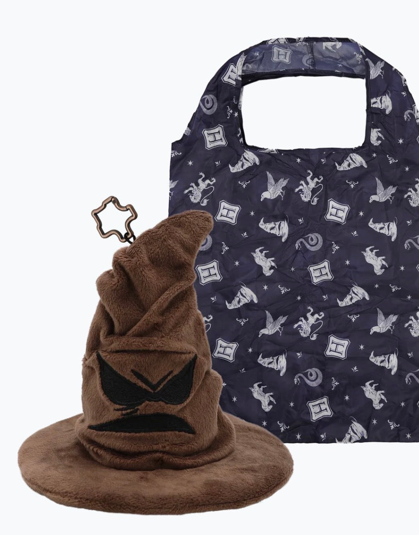 Hogwarts Crest Sorting Hat Charm Tote