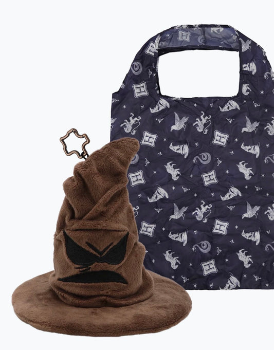 Hogwarts Crest Sorting Hat Charm Tote