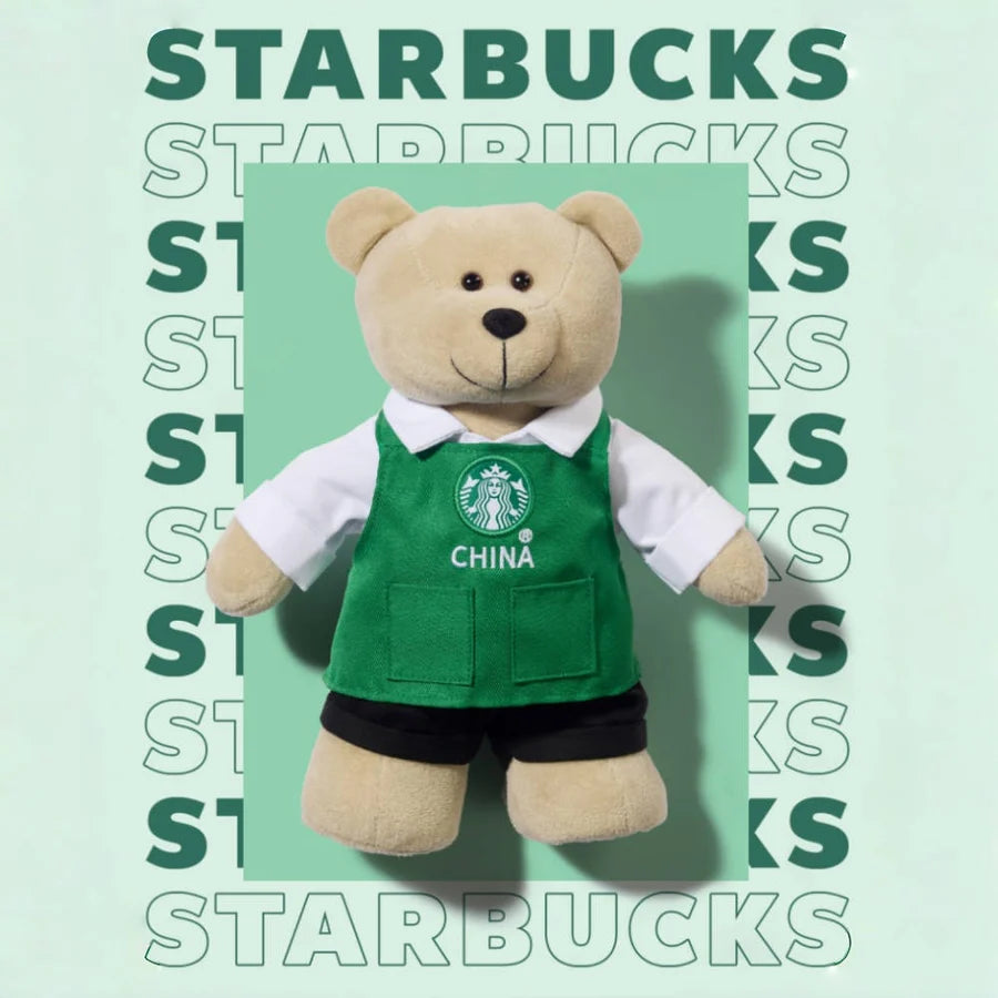 Bearista Starbucks China 2024 Coffee grounds and Lively green series