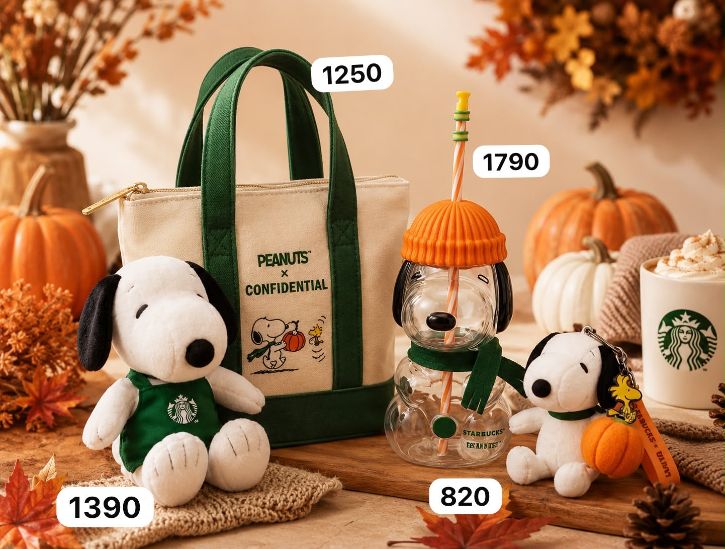 Bolsa peanuts x Starbucks 2026