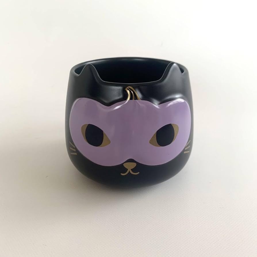 Taza de Ceramica Gatito Halloween Japon 2022 Lives Tiktok