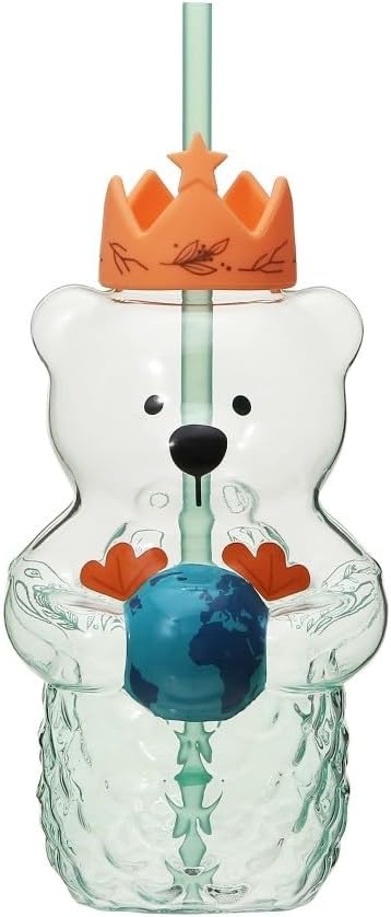 Bearista Sirena de Vidrio  Starbucks Valentines 2023 TOGO 591 ml Lives Tiktok