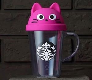 Taza de Vidrio resistente al calor Starbucks Halloween 2023 Cat Lives Tiktok