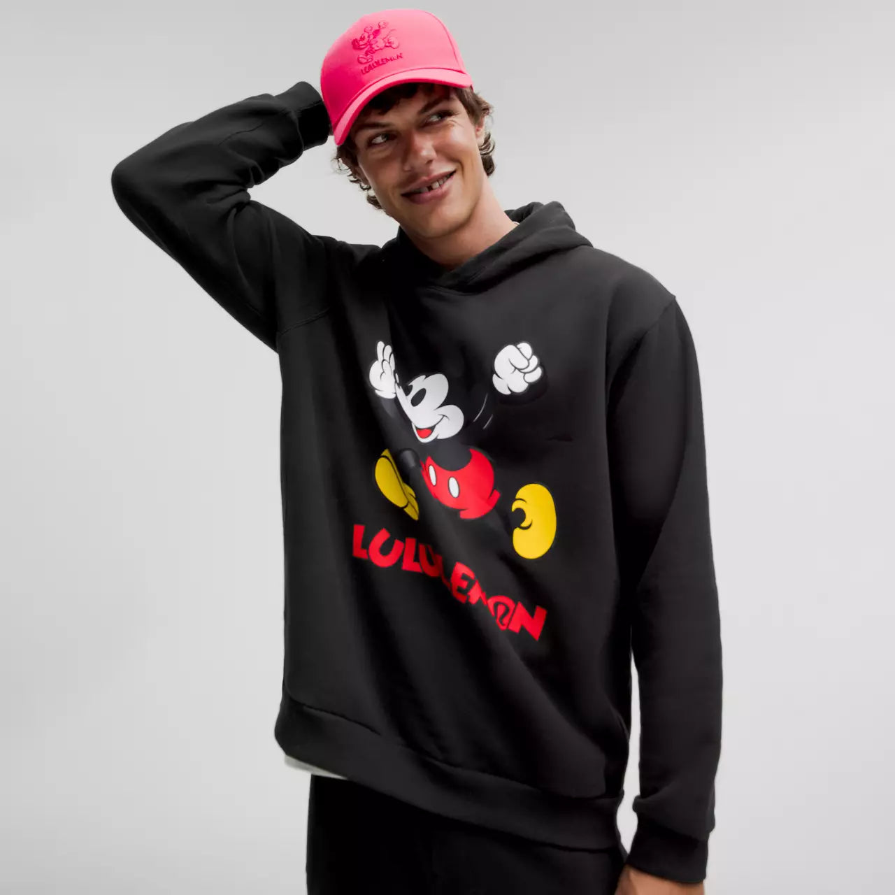 Sudadera Mickey Mouse Hoodie lululemon –negra