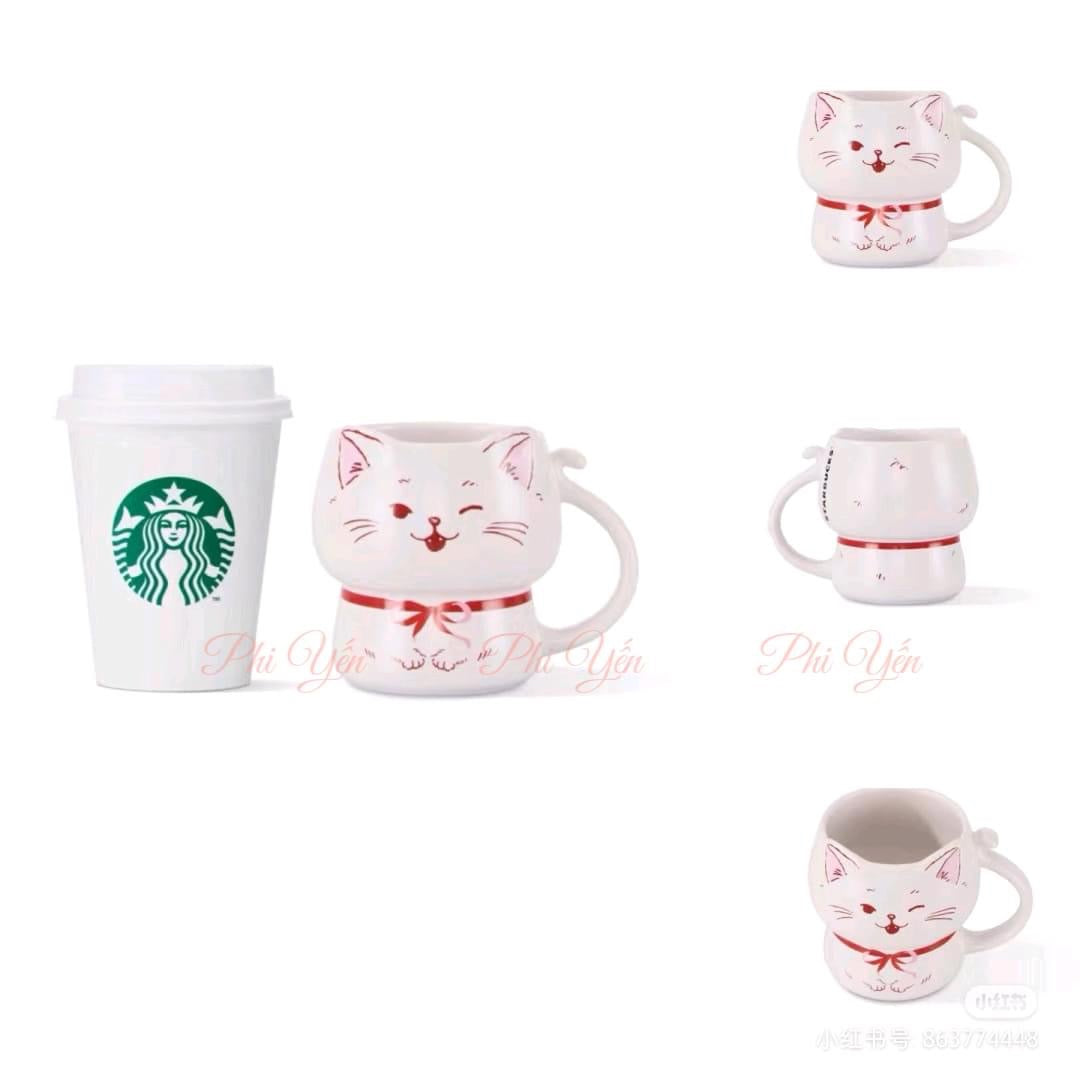 China Valentine Cat Shaped Ceramic Mug