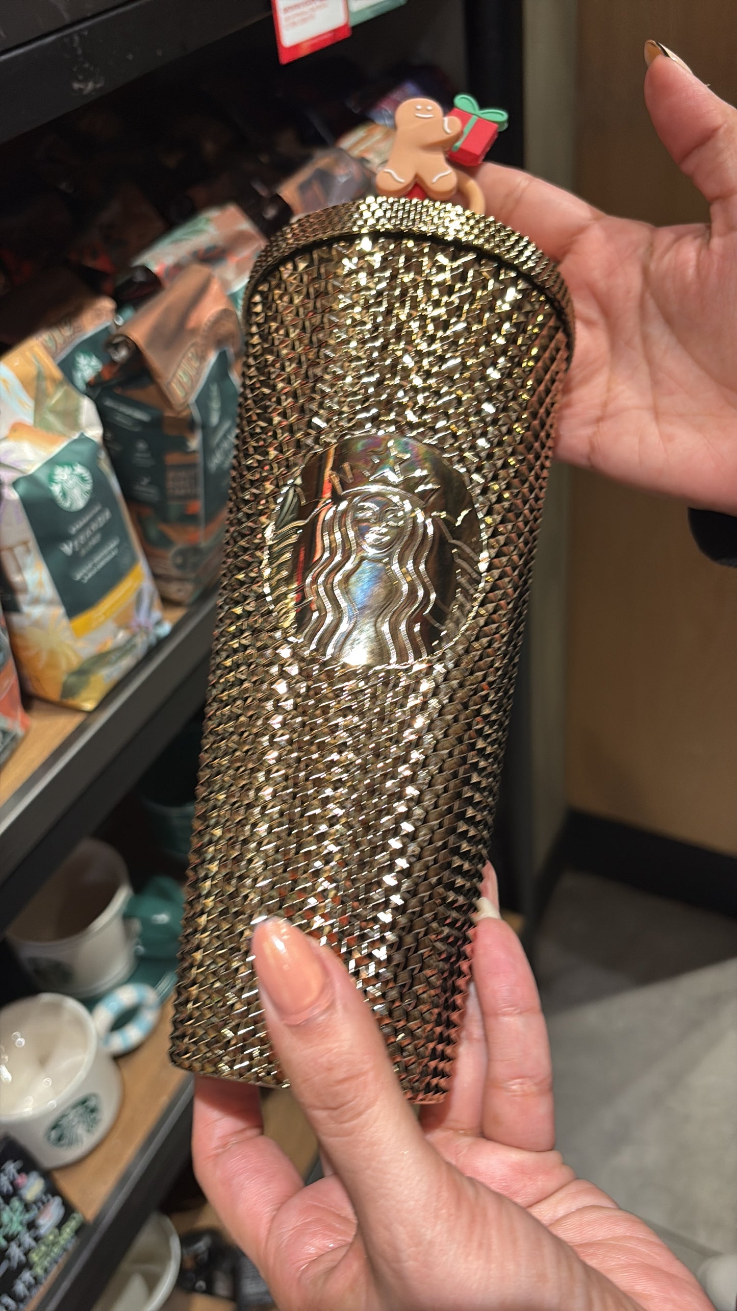 Studded Hong Kong con stopper de jengibre