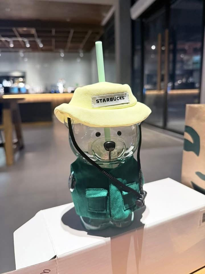 Starbucks 2026 TH bearista verde  20oz vaso de vidrio