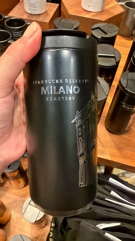 Termo fachada duomo Starbucks reserve Milán