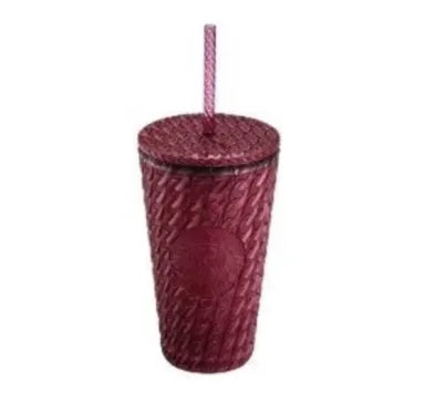 Vaso Grande Magenta Chained Starbucks 2024 Taiwan Christmas 16oz