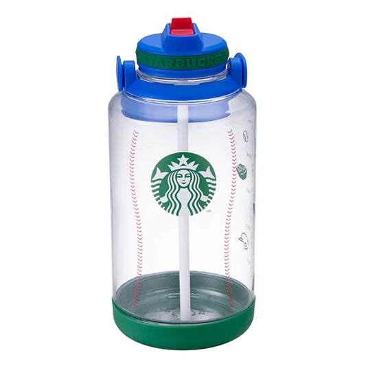 Botella de Agua de Plastico Starbucks Taiwan 2026 Baseball Series 64oz