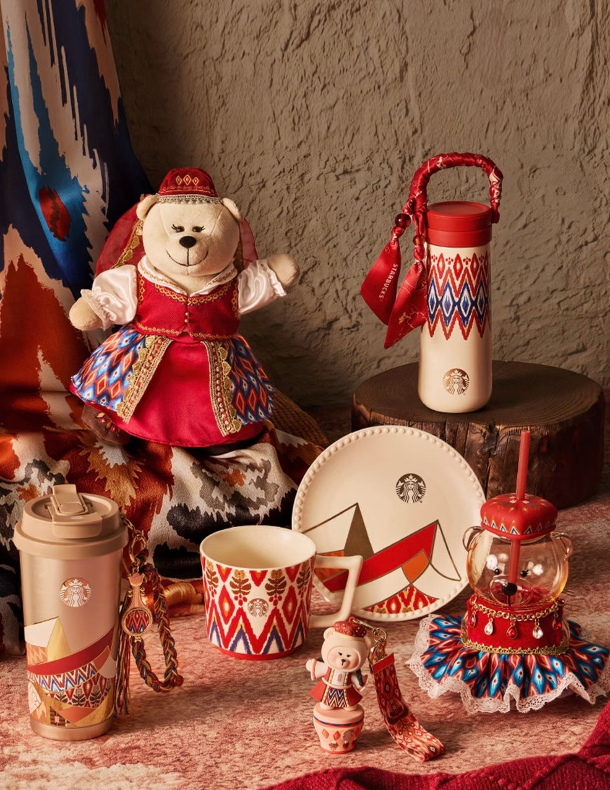 Starbucks China Star Bazaar 2026 Bearista | Peluche de colección