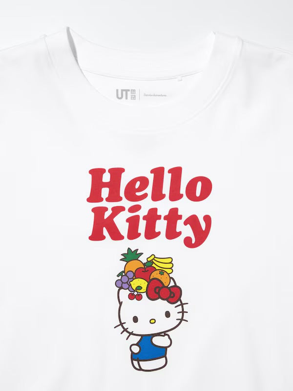 Playera Hello Kitty x Uniqlo – Algodón Suave & Estilo Kawaii Minimal