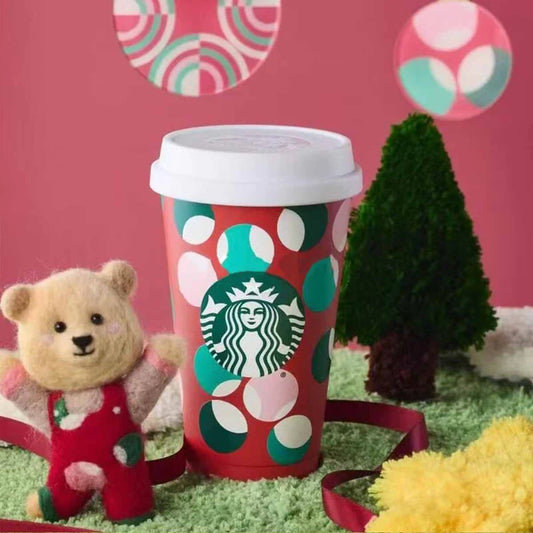 Vaso de Viaje de Acero Inoxidable Starbucks China 2024 Christmas cute Winter T473ml