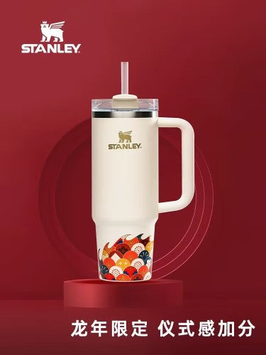 Stanley Dragón Rojo o Crema Edición Limitada de Acero Inoxidable 30oz