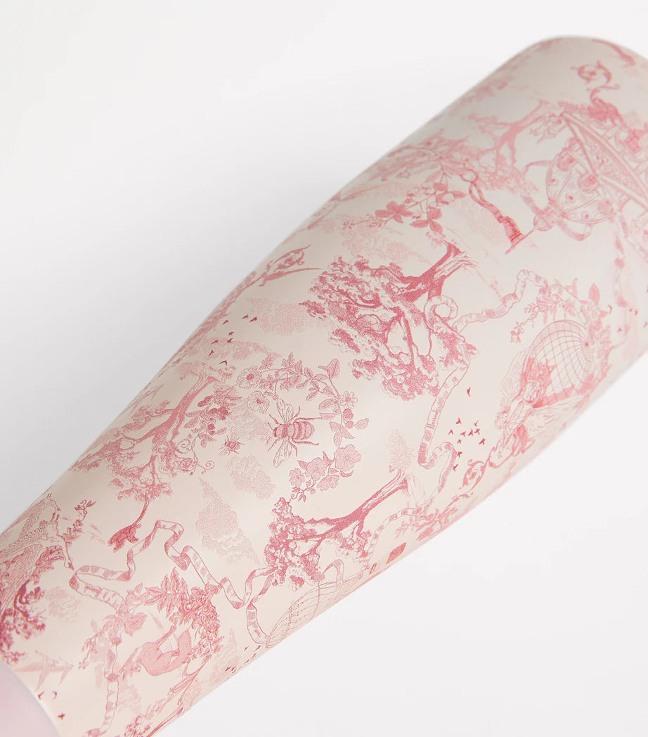 Harrods Toile Water Bottle 500ml | Pink