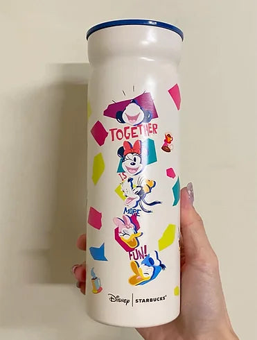 Disney Together More Fun Termo Acero Inoxidable Taiwan Disney x Starbucks 2024