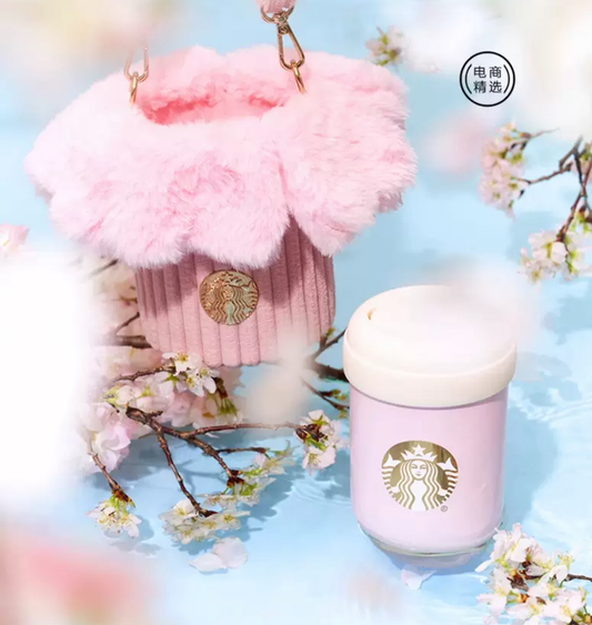 Sakura Acero inoxidable Vaso popote con bolsa China