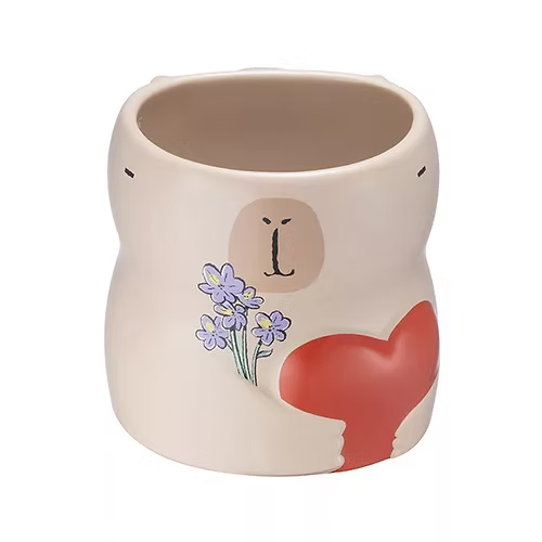 Capybara Loves You Ceramic Mug Taiwan Valentine’s Day 2026