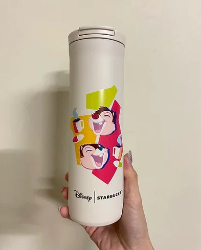 Chip and Dale Termo Acero Inoxidable Taiwan Disney x Starbucks 2024