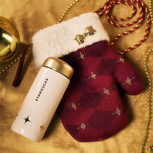 Christmas SS Tumbler with Mitten Pouch China Christmas 2025