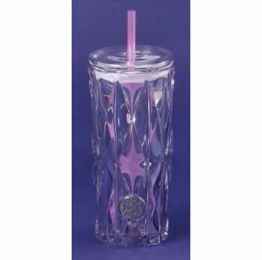 Vaso de Vidrio con popote Under The Sea Glamorous Creatures Asia 2025  16oz