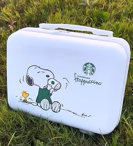 Maleta de viaje de mano Snoopy Starbucks China