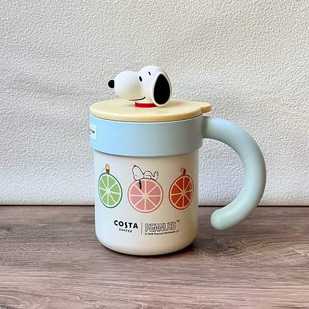 Taza de Acero Inoxidable Snoopy Fruits SS Mug Snoopy x Costa Coffee 2026 400ml