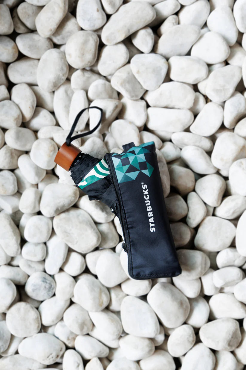 Paraguas plegable con bolsa Starbucks Hong Kong