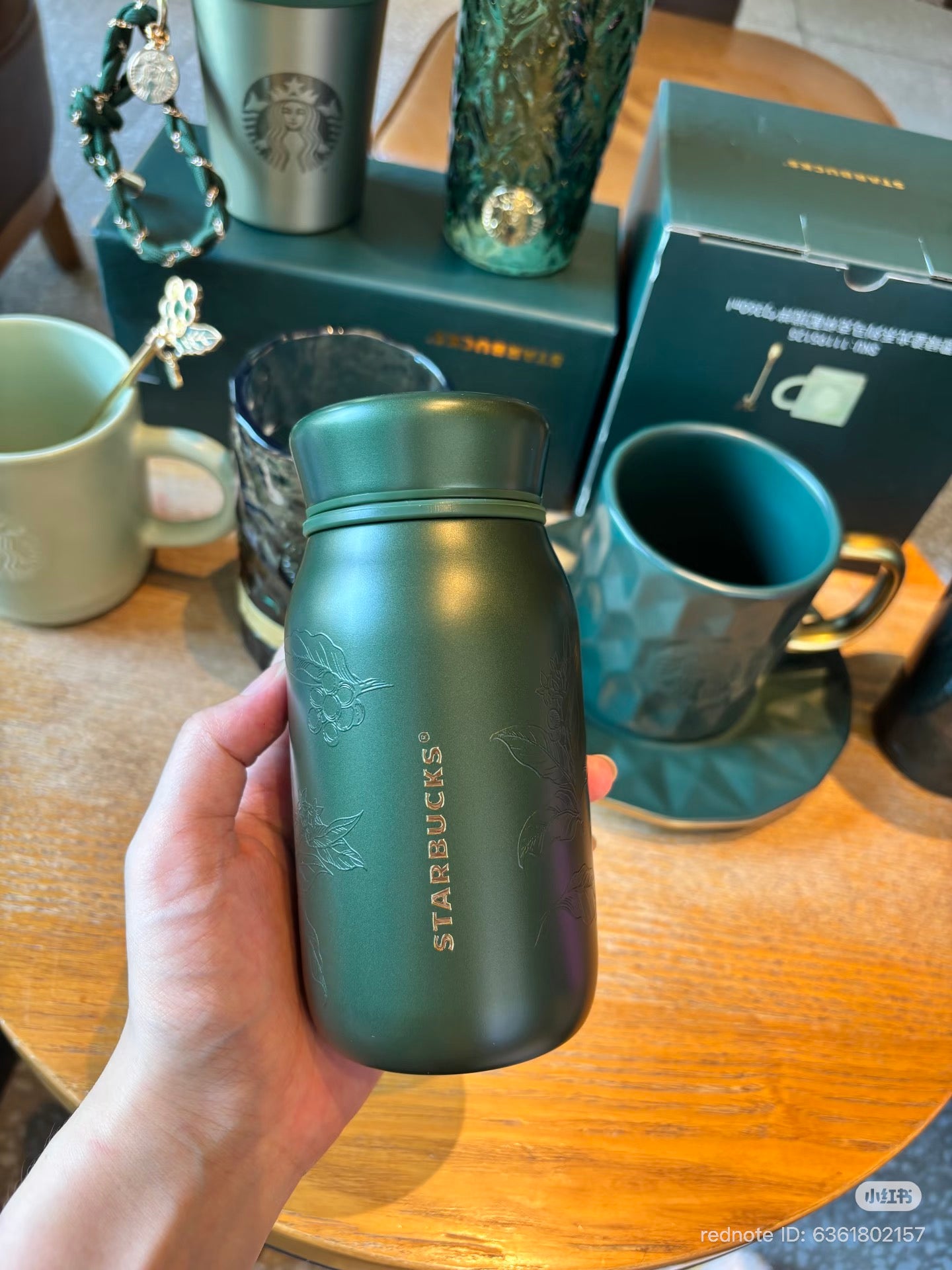 Starbucks 2026 China Summer Dark Green 12oz SS Tumbler