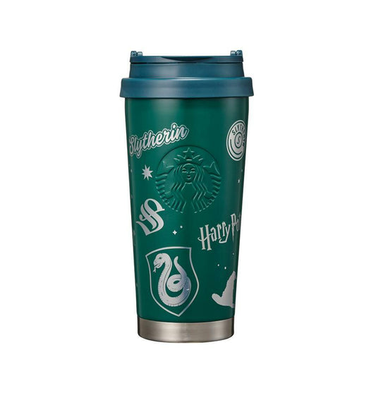 Termo de Acero Inoxidable  Slytherin Elma Tumbler 473ml Harry Potter Starbucks