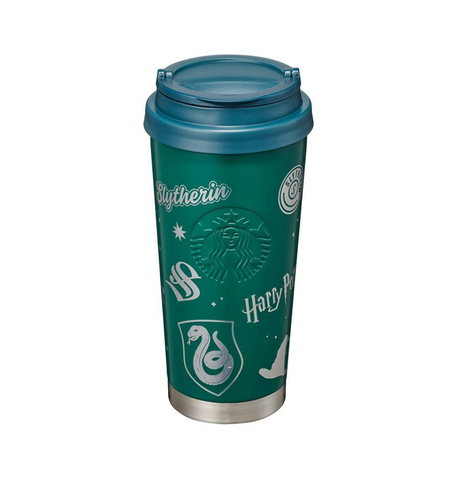Termo de Acero Inoxidable  Slytherin Elma Tumbler 473ml Harry Potter Starbucks