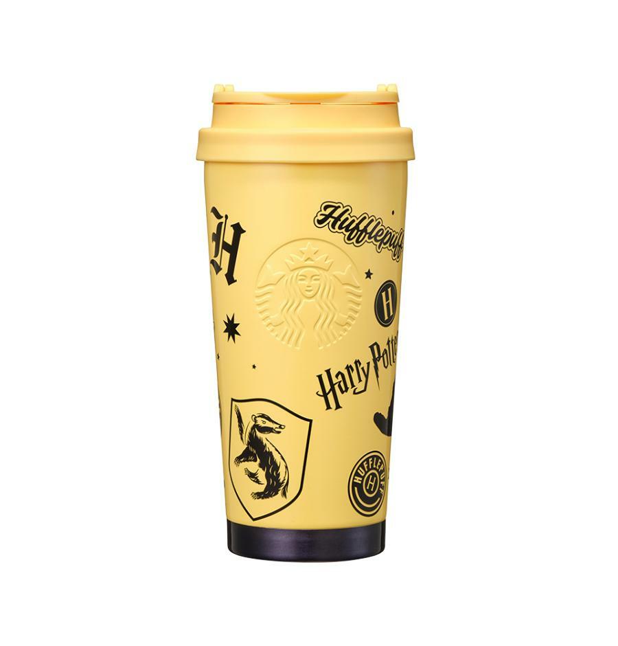 Termo de Acero Inoxidable SS Hufflepuff Elma Tumbler 473ml Harry Potter Starbucks