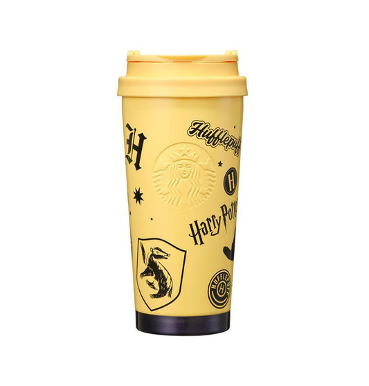 Termo de Acero Inoxidable SS Hufflepuff Elma Tumbler 473ml Harry Potter Starbucks
