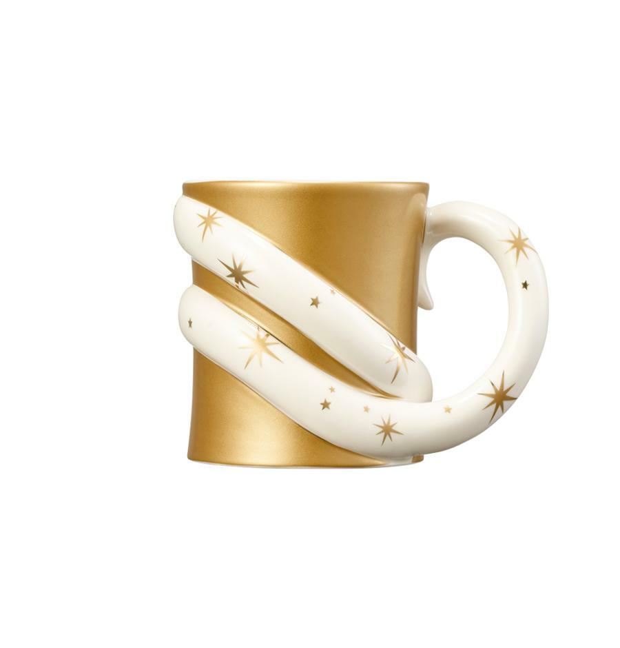 Taza Dorada serpiente Corea Dreaming Snake Gold Mug 355ml  Harry Potter Starbucks