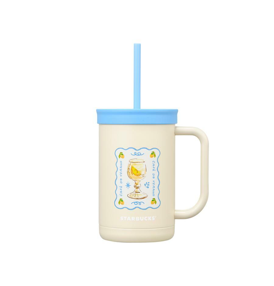 Tarro de Acero Inoxidable Starbucks Korea 2025 Summer season1 series 600ml 21.12oz