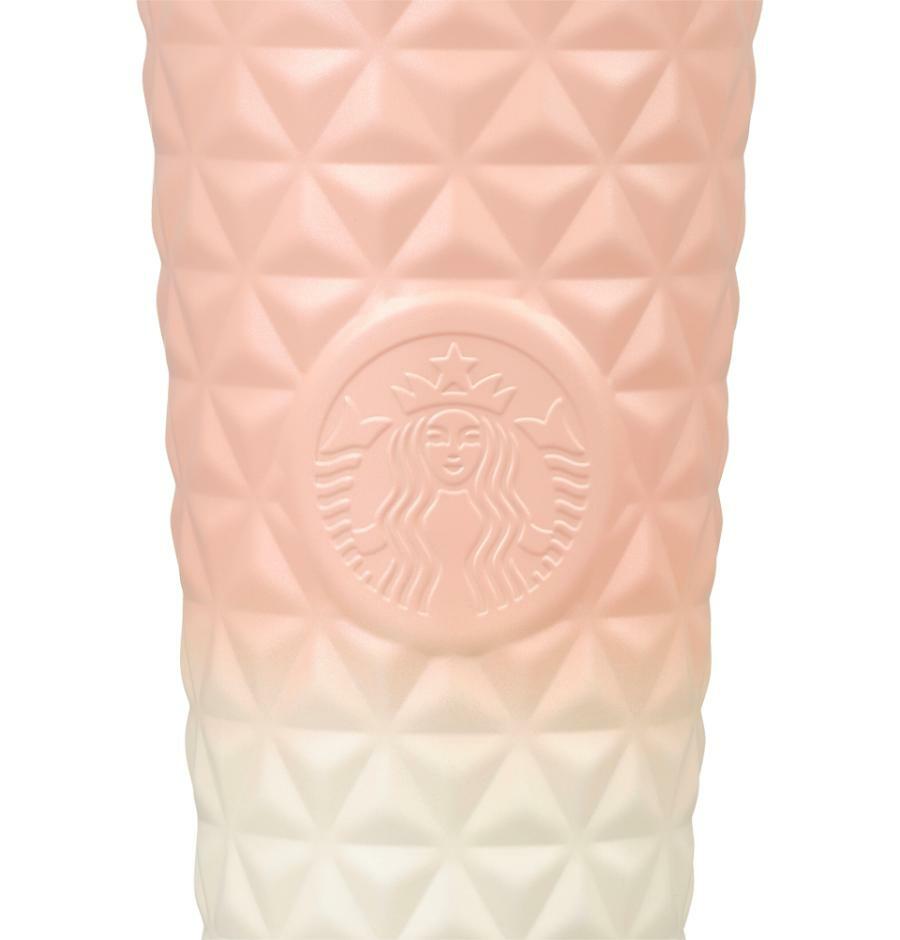 Vaso Dion de Acero Inoxidable Sunset Summer Dion Starbucks Korea 2025 Summer season1 series Pink Gradient Straw Cup 591ml 20.8oz