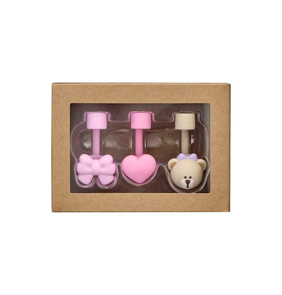 Strawtopper Campus Corea 2025 Play Pink StrawCap Set (3P)