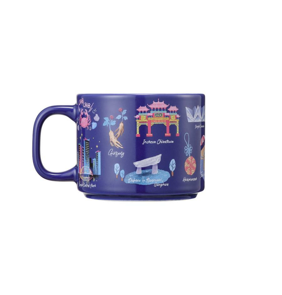 Taza de Ceramica Annyeong Incheon 355ml Regional City Corea