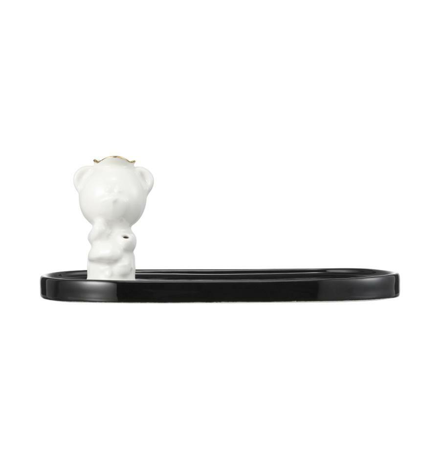 Plata con Figura Bearista Incensario A Room of Quiet Contemplation Figure Plate