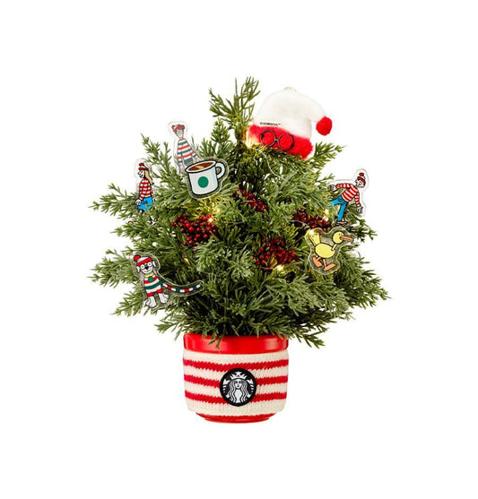 Árbol de Navidad alegre de Wally Wheres Wally?