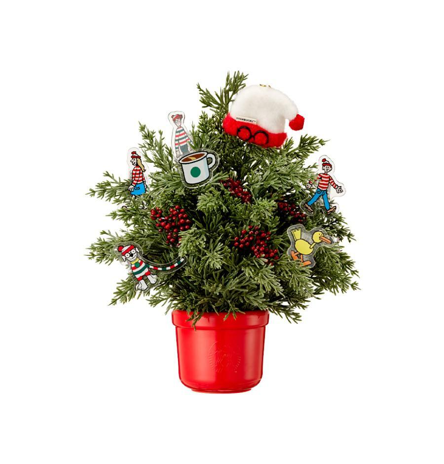 Árbol de Navidad alegre de Wally Wheres Wally?