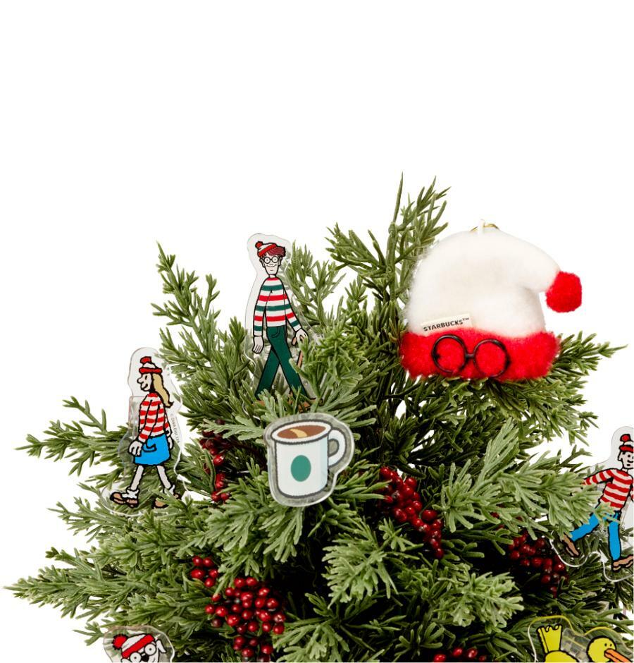 Árbol de Navidad alegre de Wally Wheres Wally?
